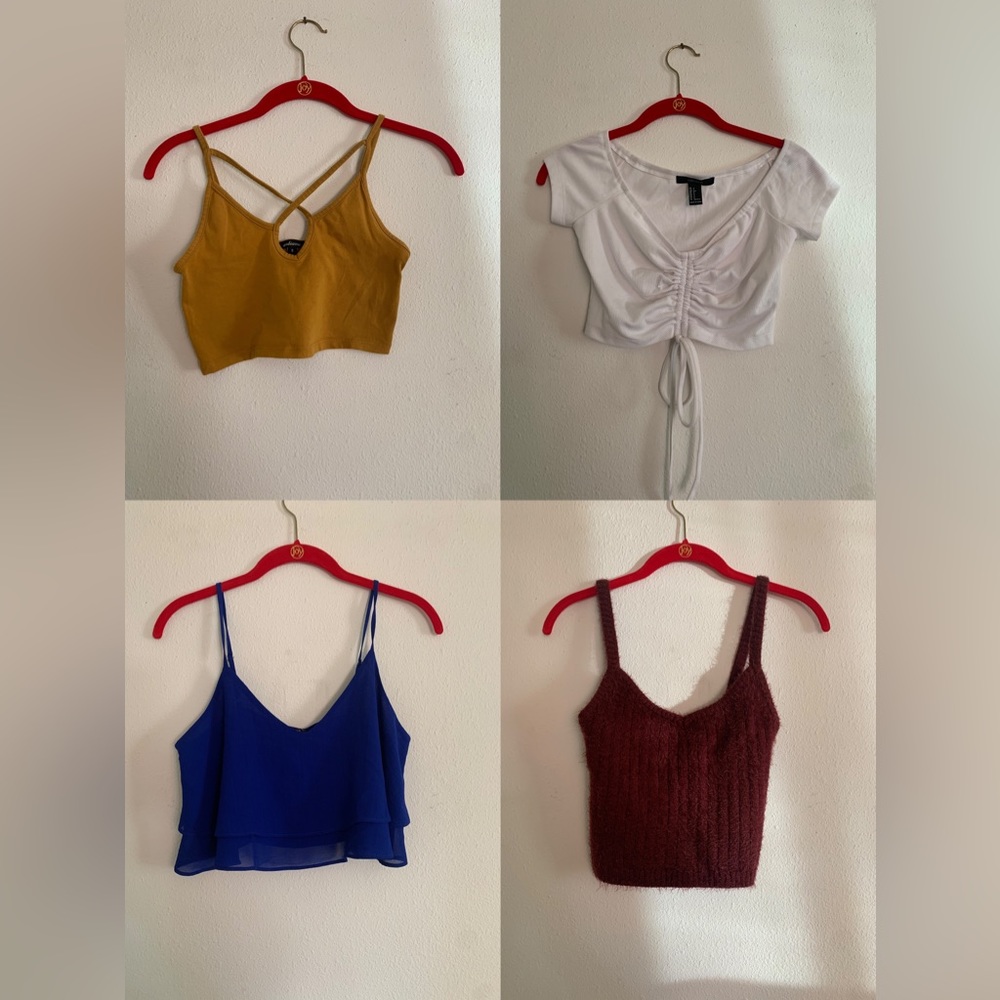Forever 21 bundle 4 crop tops